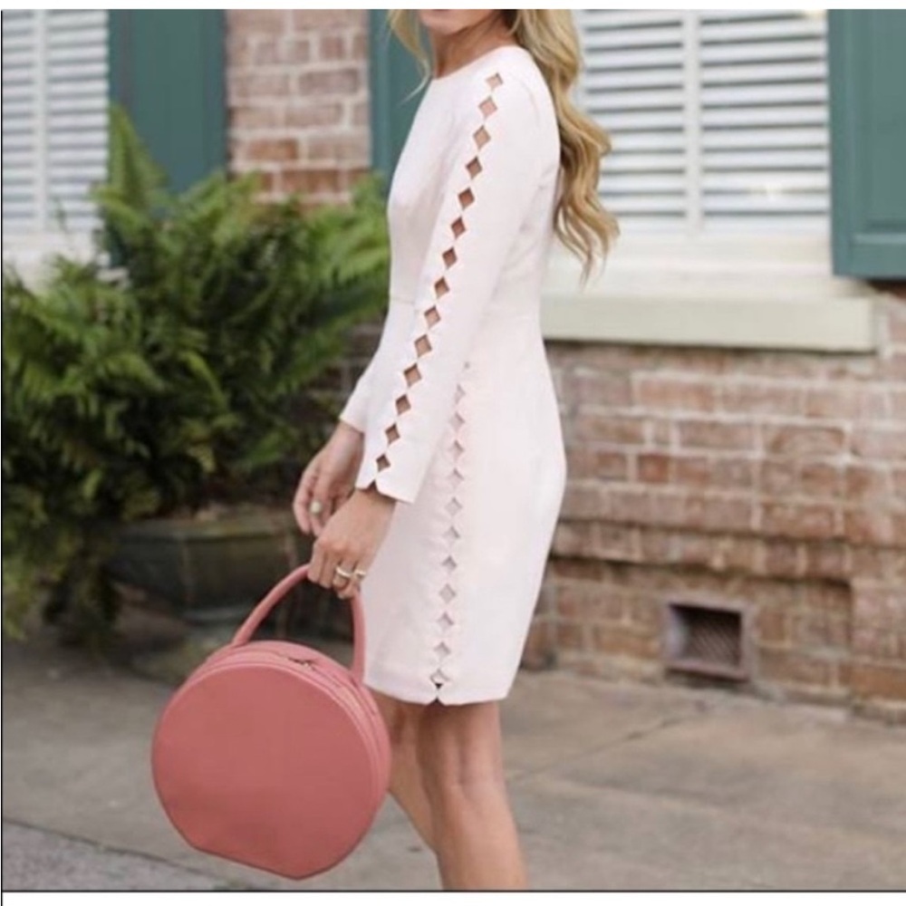 Club Monaco Edni dress in light pink